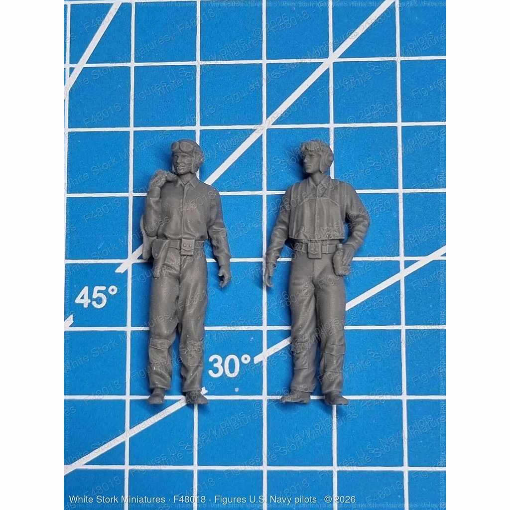 新製品】F48018 1/48 アメリカ海軍 パイロット 【ネコポス規格外