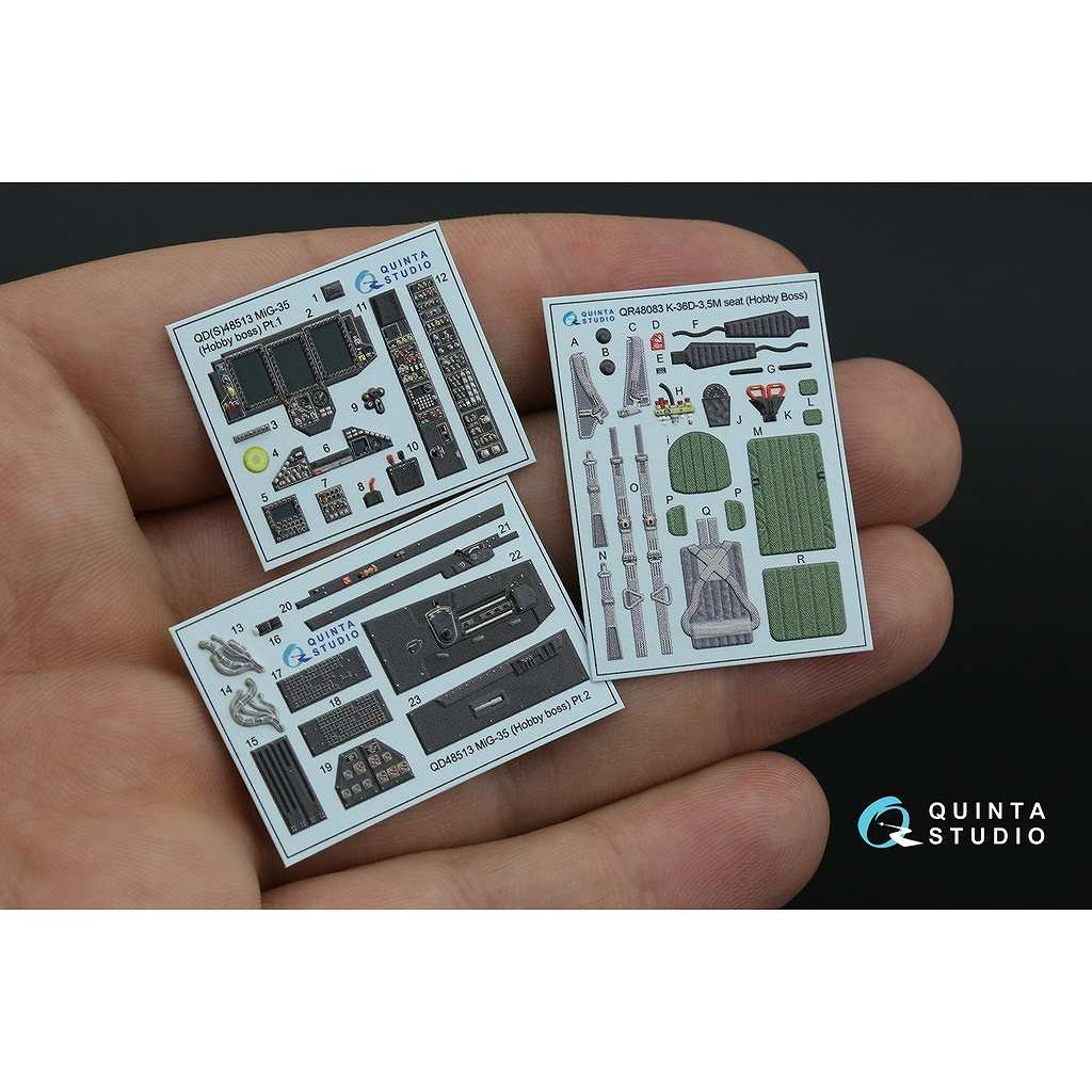 QD48513 1/48 ミグ MiG-35 フルクラムF 内装カラー3Dデカール