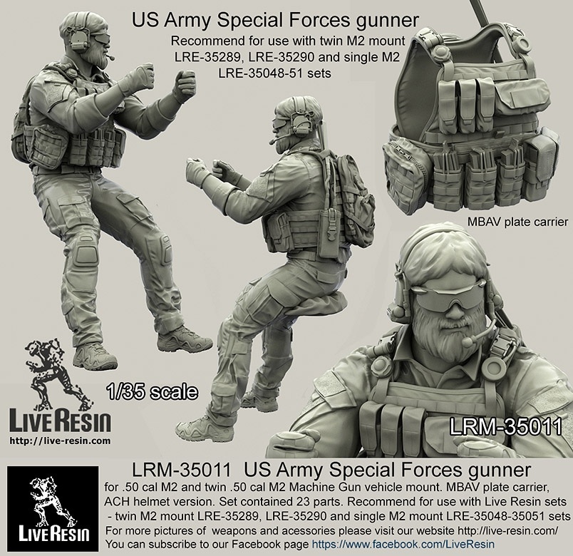 アメリカ陸軍スペシャルフォース M60E4ガンナー アフガン戦 1/6