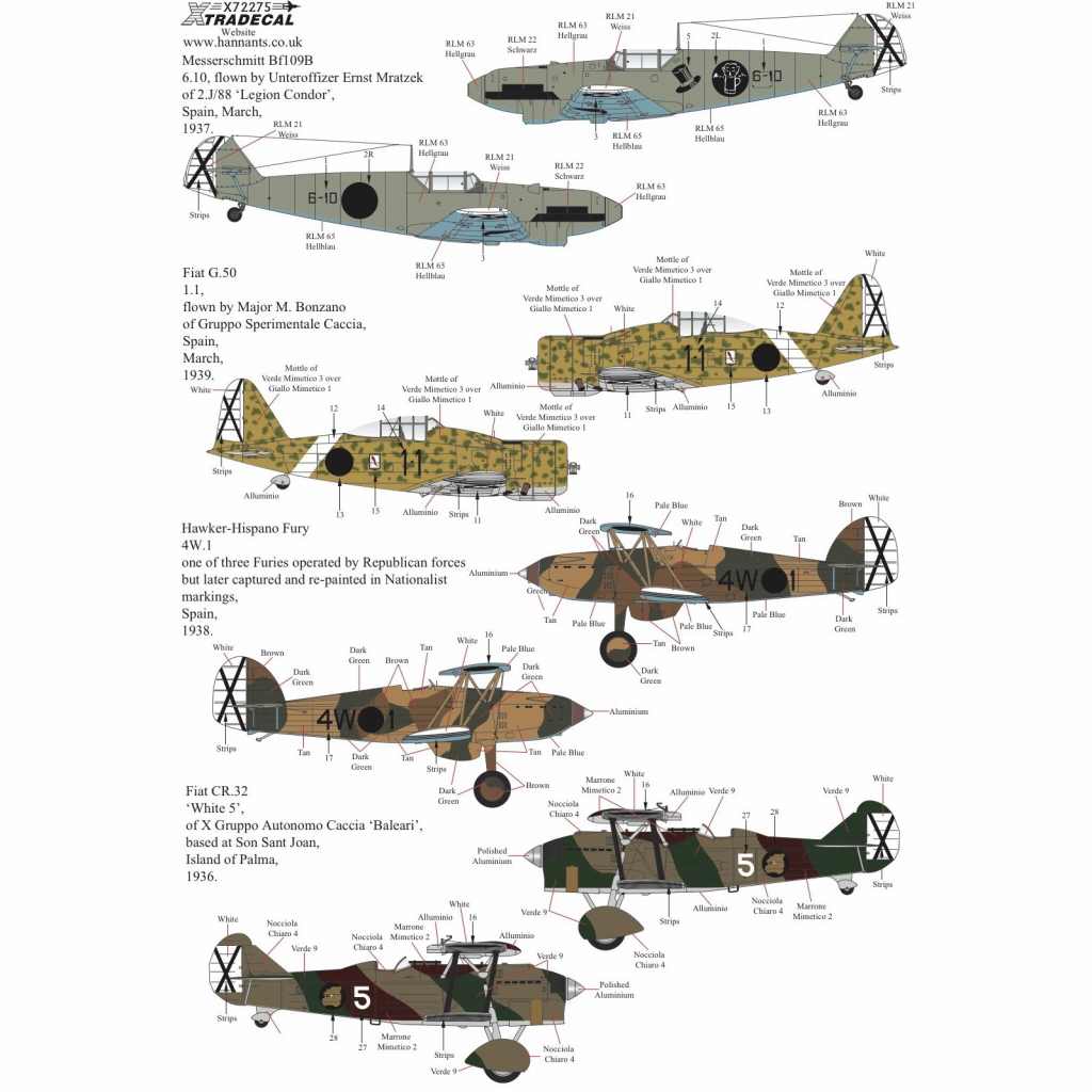 X72275 スペイン内戦 コンドル軍団 Pt.2 | エクストラデカール