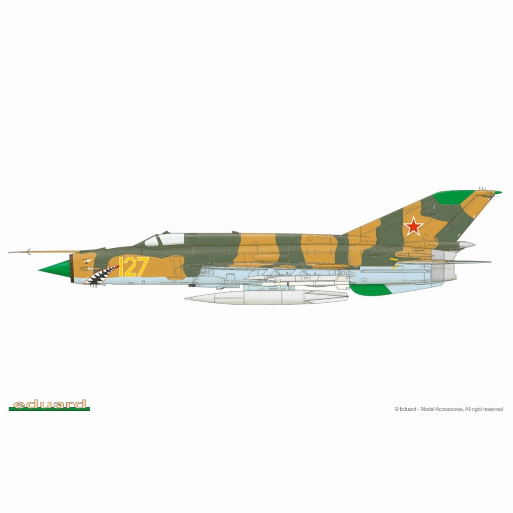 8231 ミグ MiG-21MF フィッシュベッドJ プロフィパック | エデュアルド