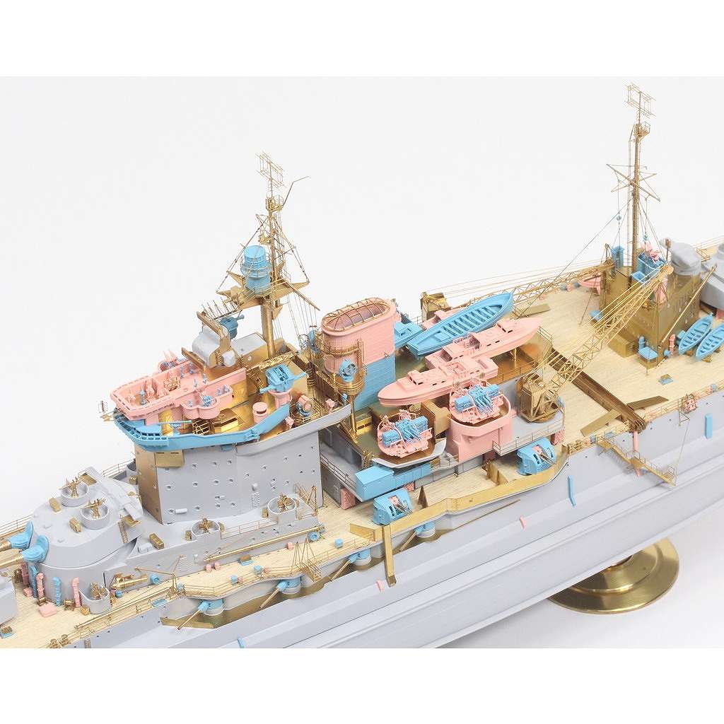新製品】37039F1 イギリス海軍 戦艦 ウォースパイト 1942 ディテール