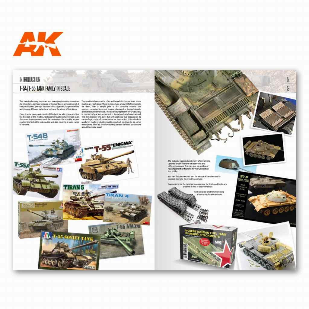 AK914 T-54/T-55戦車モデリング | AKインタラクティブ AK interactive