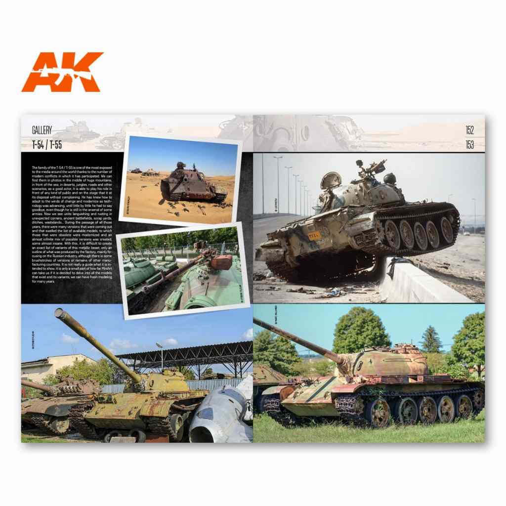 AK914 T-54/T-55戦車モデリング | AKインタラクティブ AK interactive