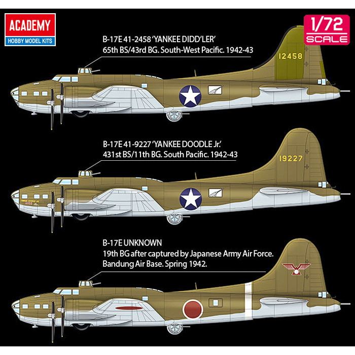 12533 ボーイング B-17E フライングフォートレス パシフィックシアター
