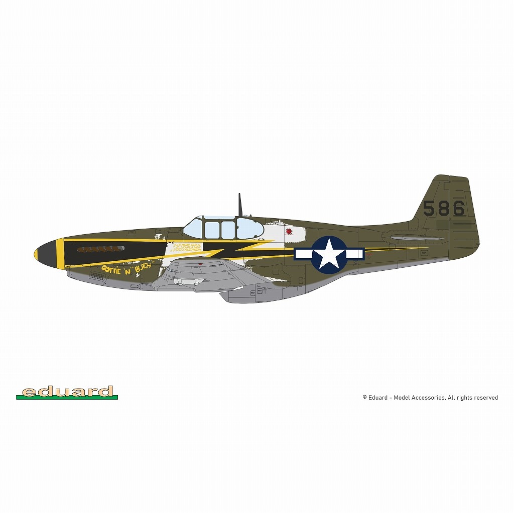 82108 1/48 ノースアメリカン P-51B/C マスタング 