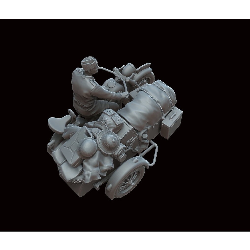 M72004 1/72 �����ɥ����դ�����BMW R75��DAKʼ�� �ڥͥ��ݥ����ʳ���