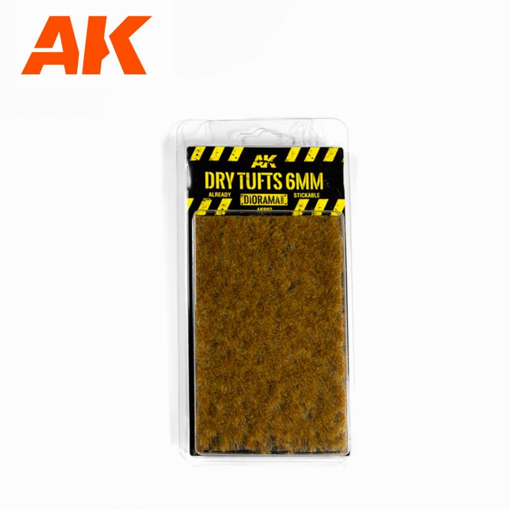 【AKM】テキストセット AK8117 草むらタフト(シール式パッチ)・枯草6mm | AKインタラクティブ