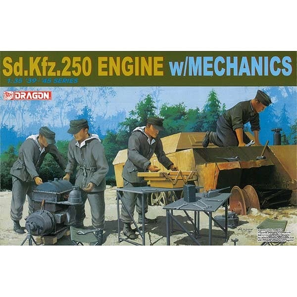6112 Sd.Kfz.250 ���󥸥� w/����ʼ���å�