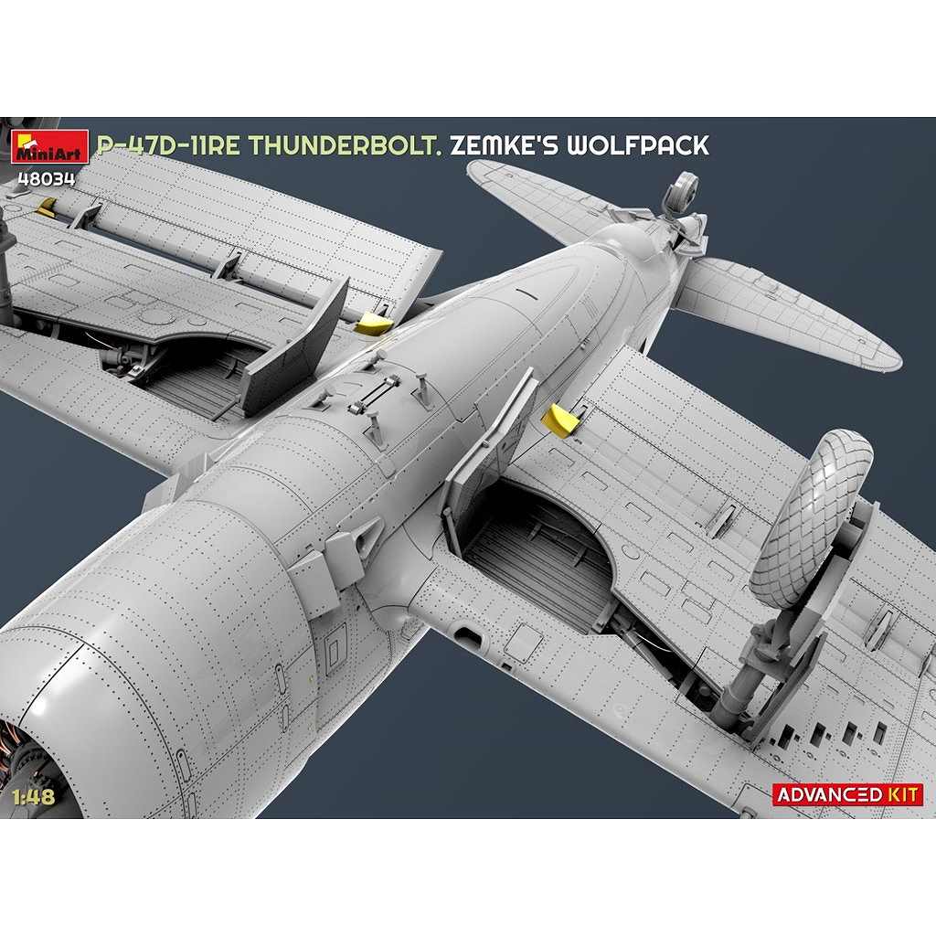 新製品】48034 1/48 P-47D-11RE サンダーボルト ゼムケ ウルフパック