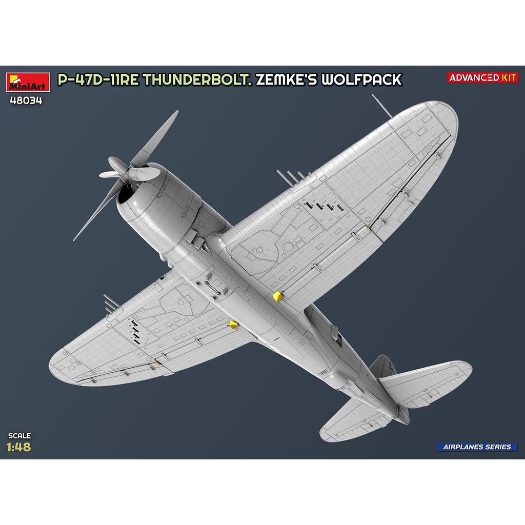 新製品】48034 1/48 P-47D-11RE サンダーボルト ゼムケ ウルフパック