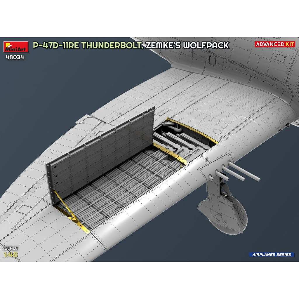 新製品】48034 1/48 P-47D-11RE サンダーボルト ゼムケ ウルフパック