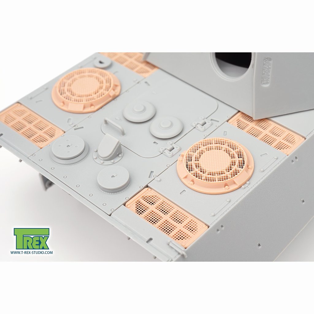 TR35119 1/35 WWII ドイツ パンサーG型初期/中期型用ラジエター吸排気
