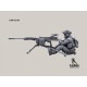 LRM-35150 Modern army heavy machine gunner