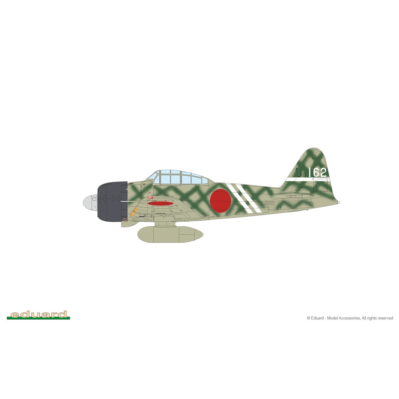 希少☺2機セット eduard 1/48 WWⅠ複葉戦闘機 11168 1/48 ｢侍｣ A6M3 零式艦上戦闘機 三二型・二二型/二二甲型