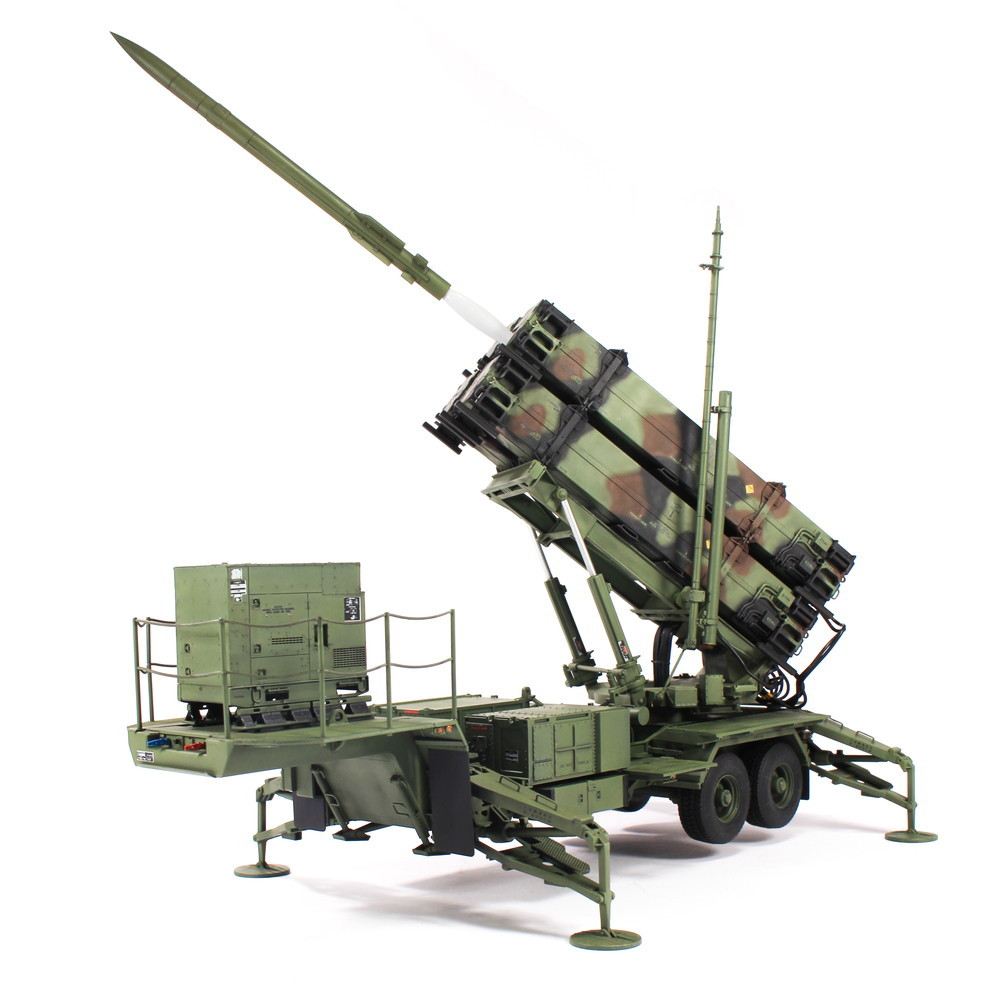 U.S. ARMY ミリタリージープ ミサイル付き(箱付き、日本製:ALPS社) AF35S93 パトリオットミサイル PAC-3形態 中華民国空軍/米陸軍