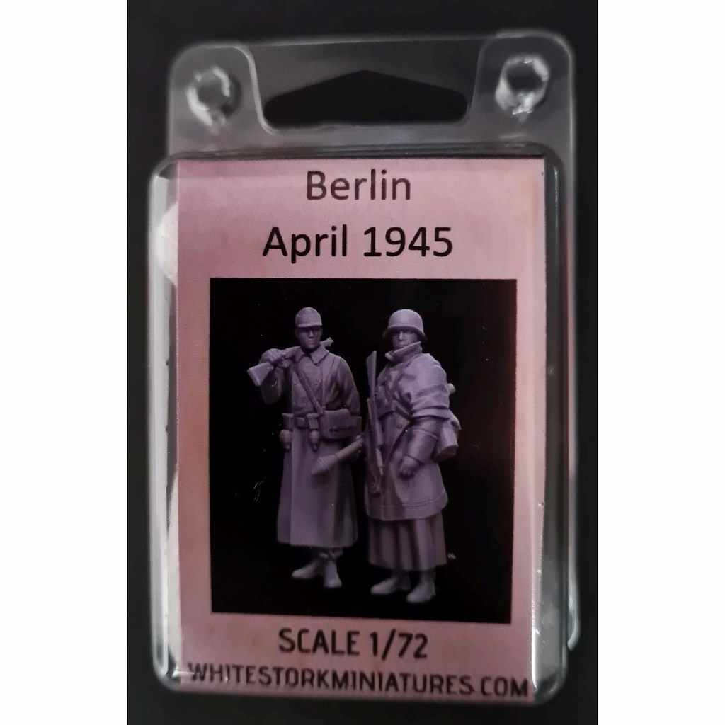 F72069 1/72 パンツァーファウストと銃を持つ決死のドイツ兵2体 1945年