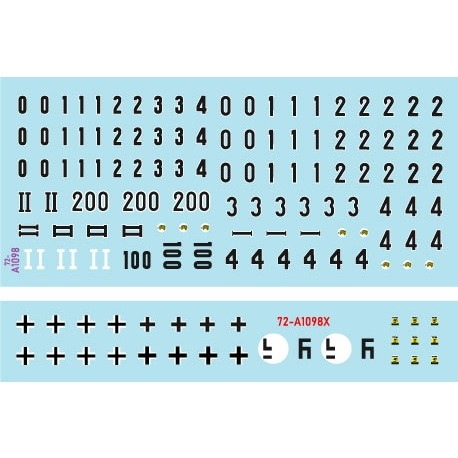 72-A1098 1/72 WWII ドイツティーガーI 第503重戦車大隊＃2 1942-43 極