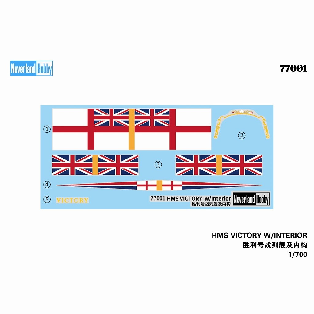 77001 1/700 HMS �������ȥ꡼ w/����ƥꥢ