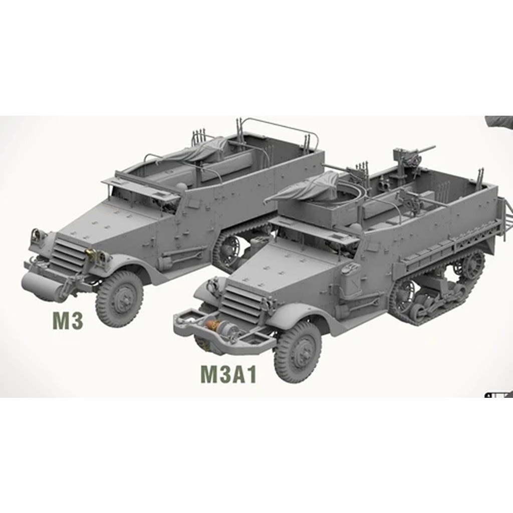 �ڿ����ʡ�AHHQ-35001 1/35 �Ʒ� M3 & M3A1 �ϡ��եȥ�å� 1 + 1 ����ܥ��å�