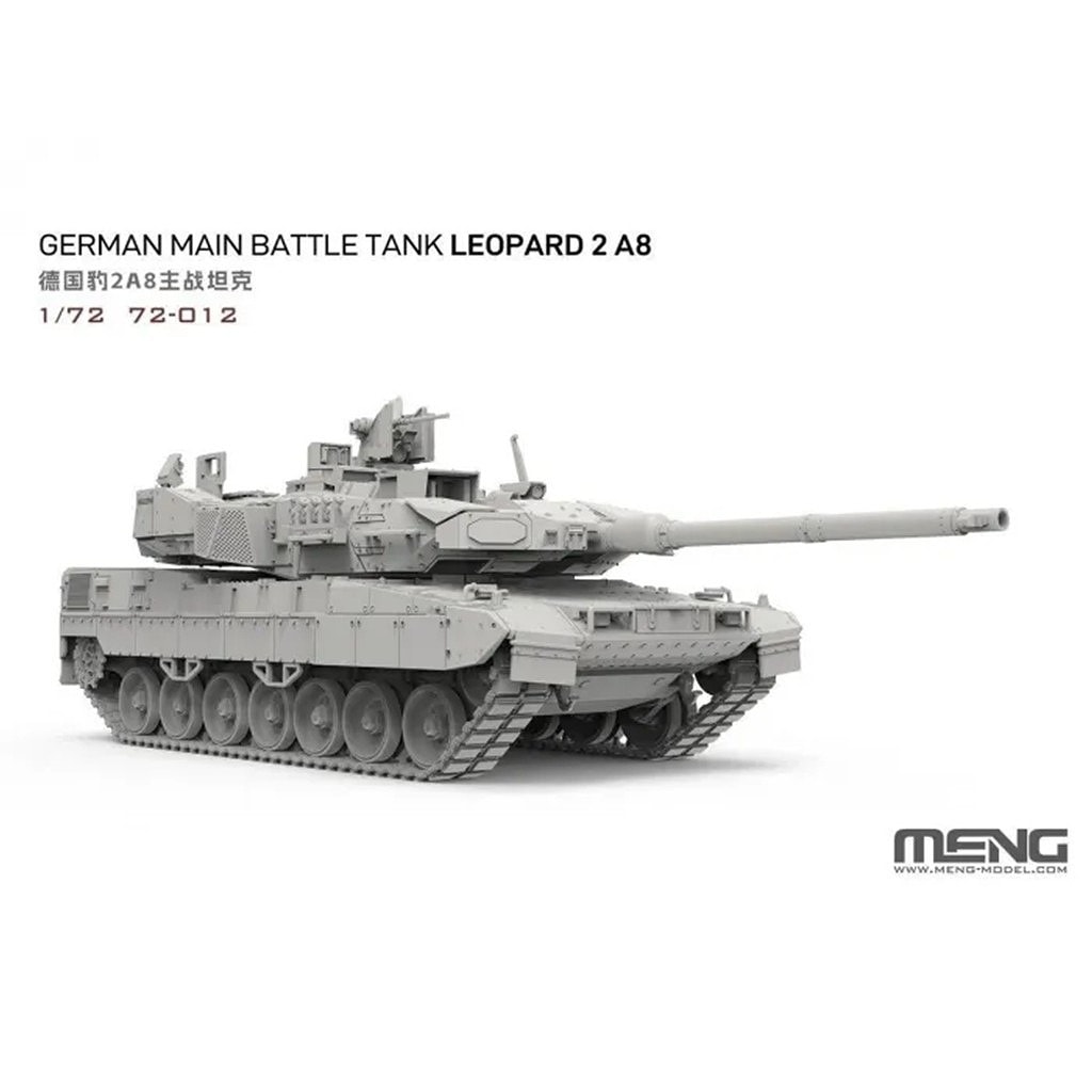 新製品】72-012 1/72 ドイツ主力戦車 レオパルト2A8 | モンモデル MENG