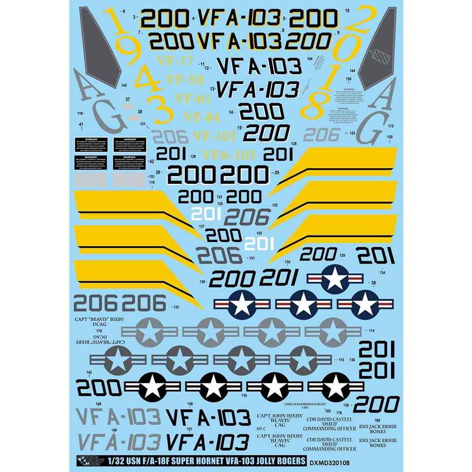 Amazon | DXMデカール DXM-91-4240 1/48 アメリカ海軍 F/A-18F