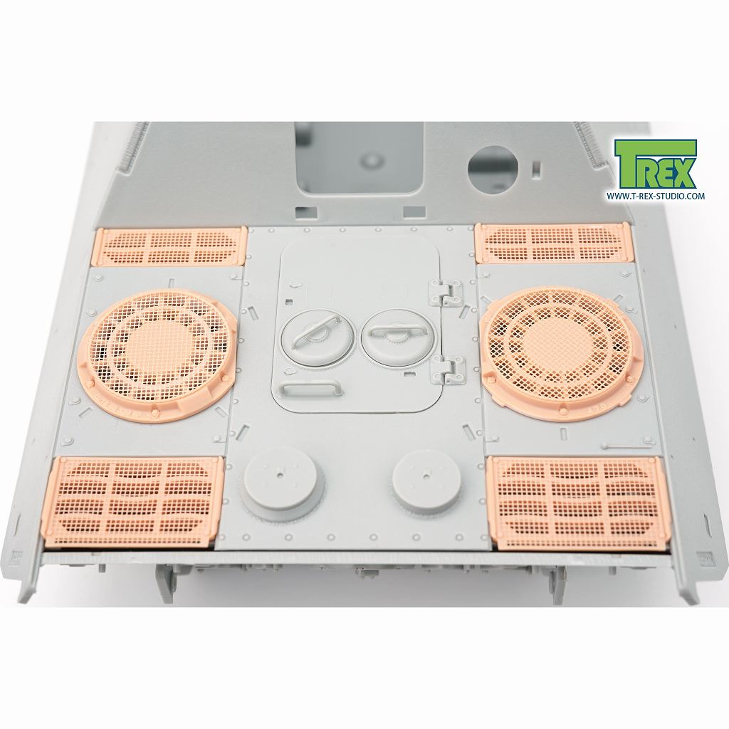 TR35125 1/35 WWII ドイツ ヤークトパンサーG1型用ラジエター吸排気口