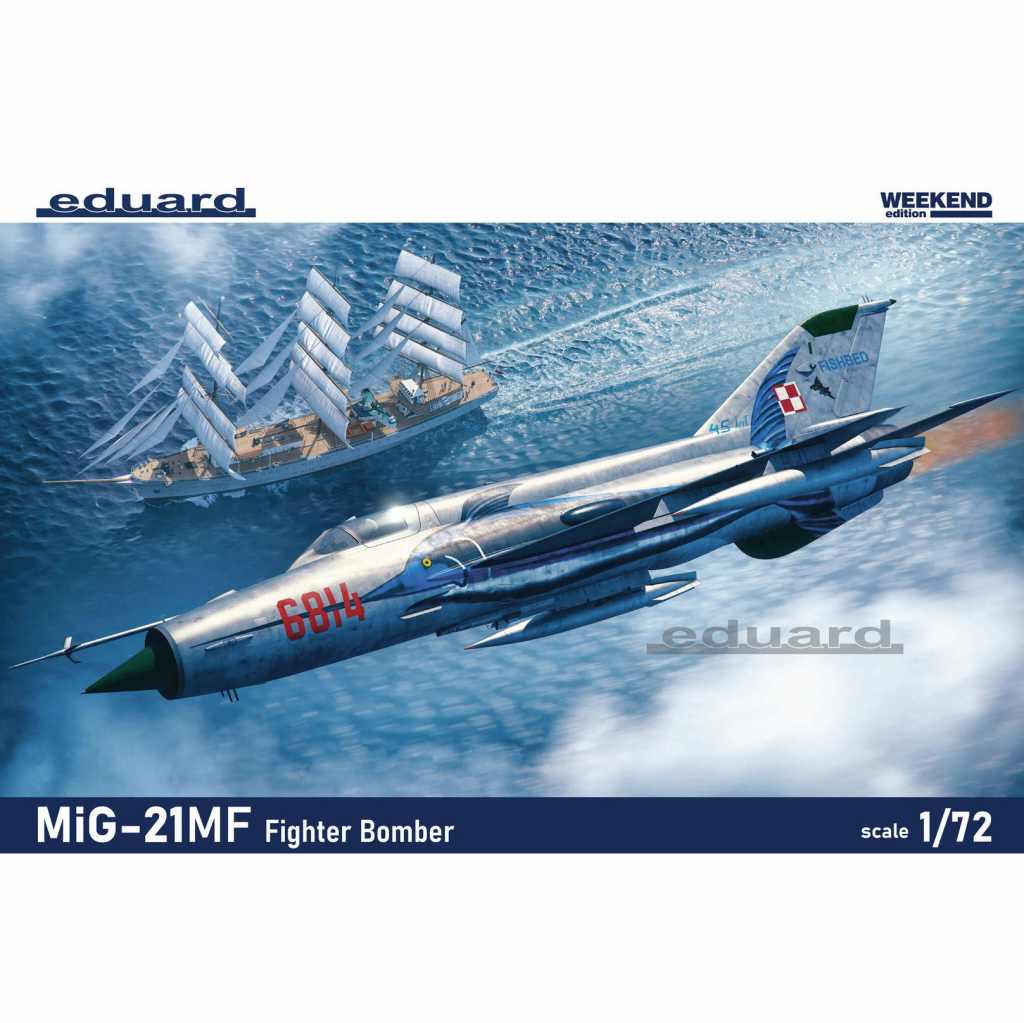 7458 1/72 ミグ MiG-21MF フィッシュベッド 戦闘攻撃機 ウィークエンド