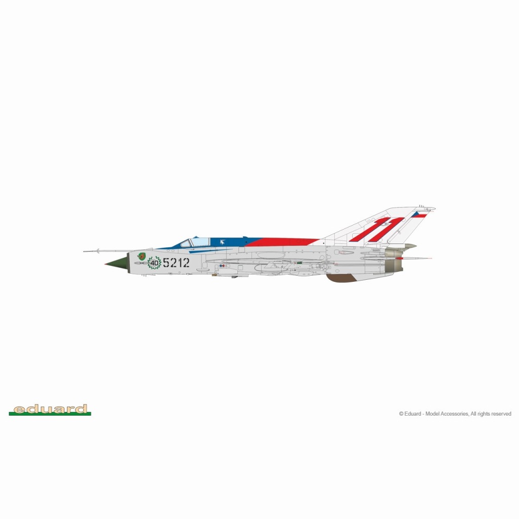 7458 1/72 ミグ MiG-21MF フィッシュベッド 戦闘攻撃機