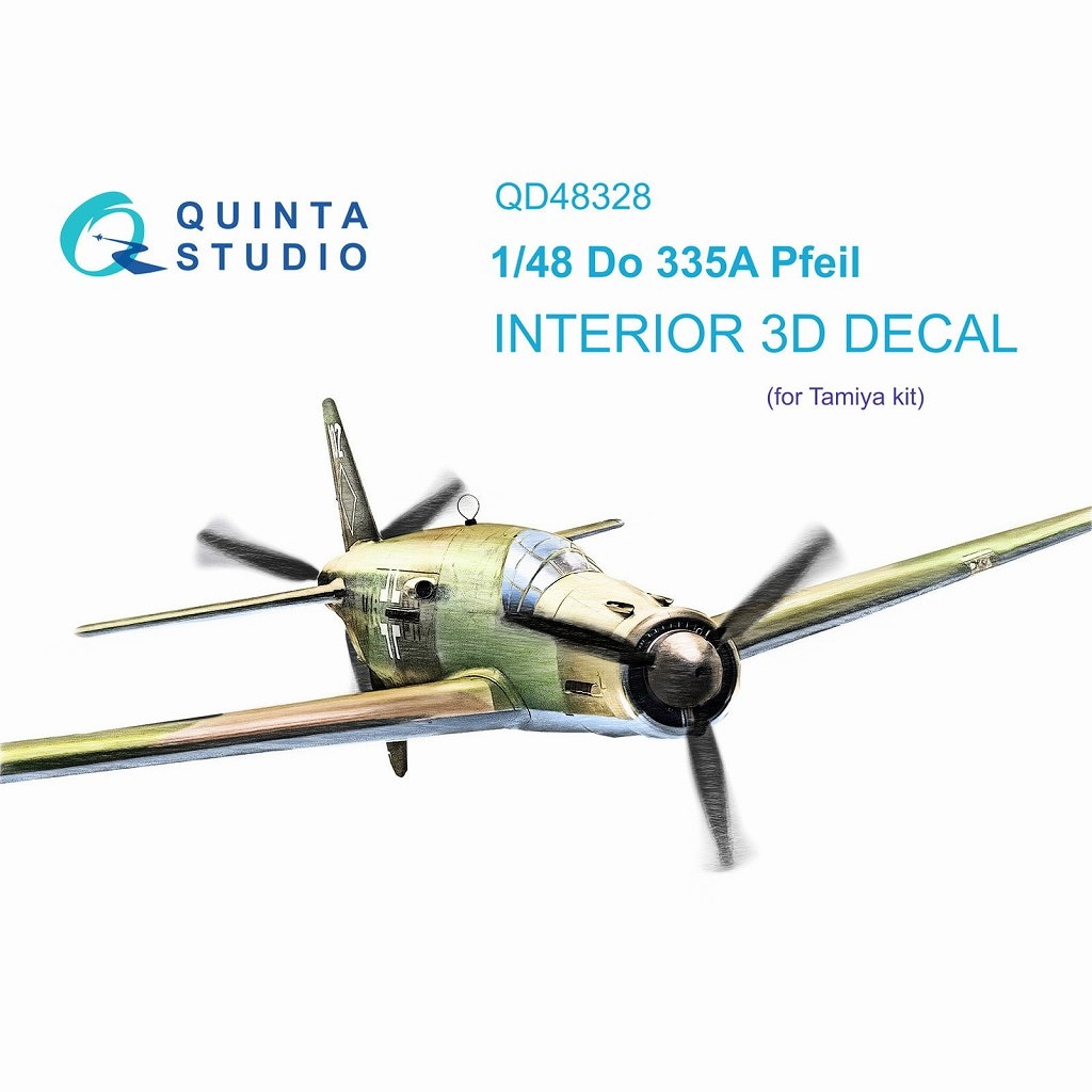 QD48328 1/48 ドルニエ Do335A プファイル 内装カラー3Dデカール