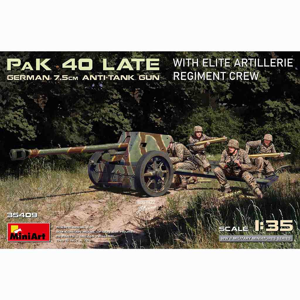 35409 1/35 �ɥ��� 7.5cm�����ˤ PaK 40 ����� ����ˤʼϢ��