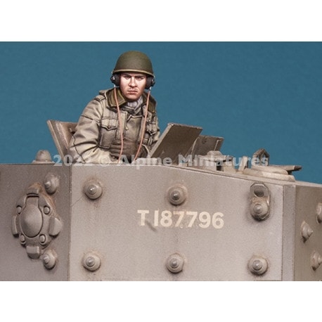 35298 1/35 WWII イギリス陸軍戦車長セット 冬支度の英戦車長(2体入り