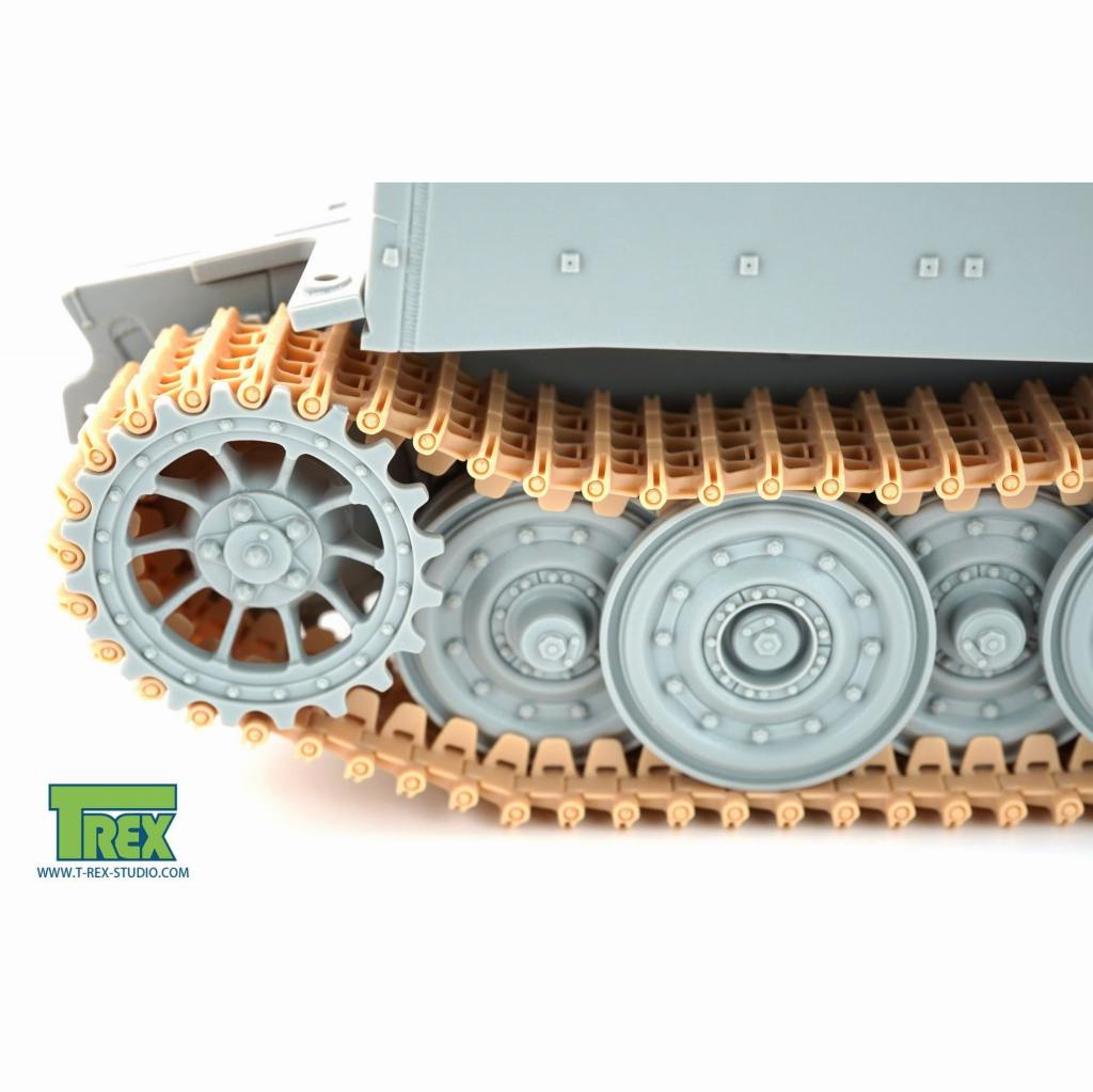 TR85010 1/35 WWII ドイツ タイガーI型重戦車可動履帯 鉄道輸送用 | T
