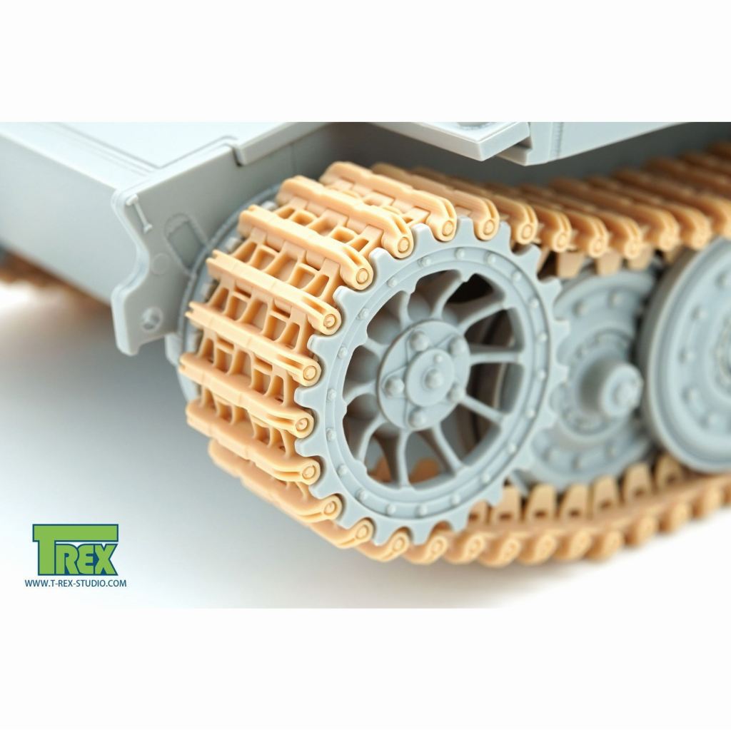 再入荷】TR85010 1/35 WWII ドイツ タイガーI型重戦車可動履帯 鉄道