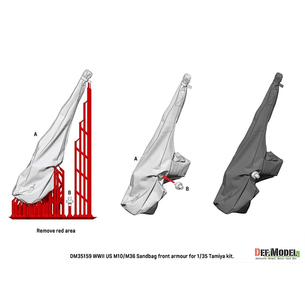 �ڿ����ʡ�DM35159 1/35 WWII ����ꥫ M10/M36 �����ѥ���ɥХå������ޡ� (���ߥ���)