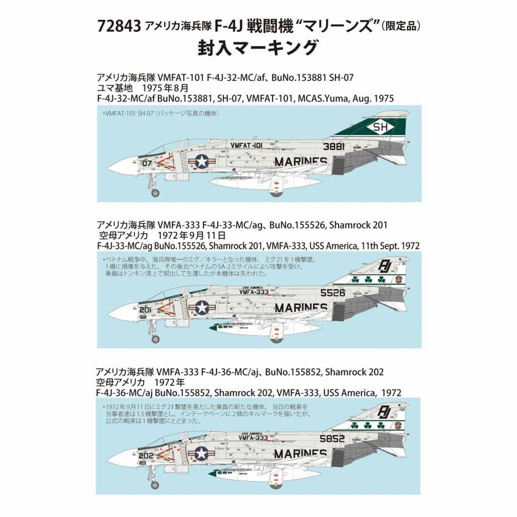 72843 ����ꥫ��ʼ��F-4J ��Ʈ���ȥޥ꡼�󥺡ɡ��������͡�