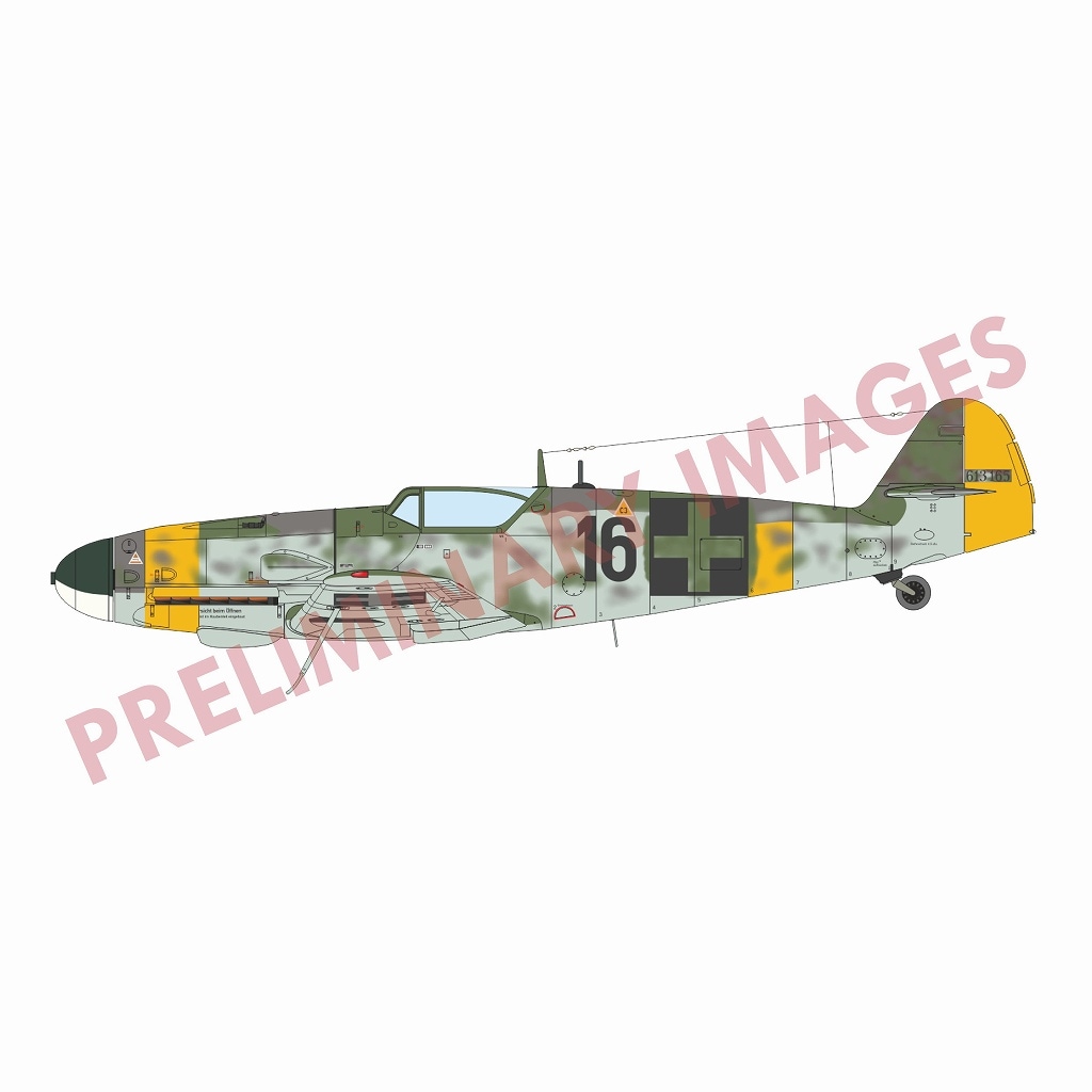 R0022 1/72 メッサーシュミット Bf109G-10/G-14AS デュアル