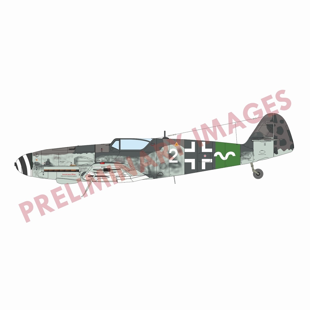 R0022 1/72 メッサーシュミット Bf109G-10/G-14AS デュアルコンボ
