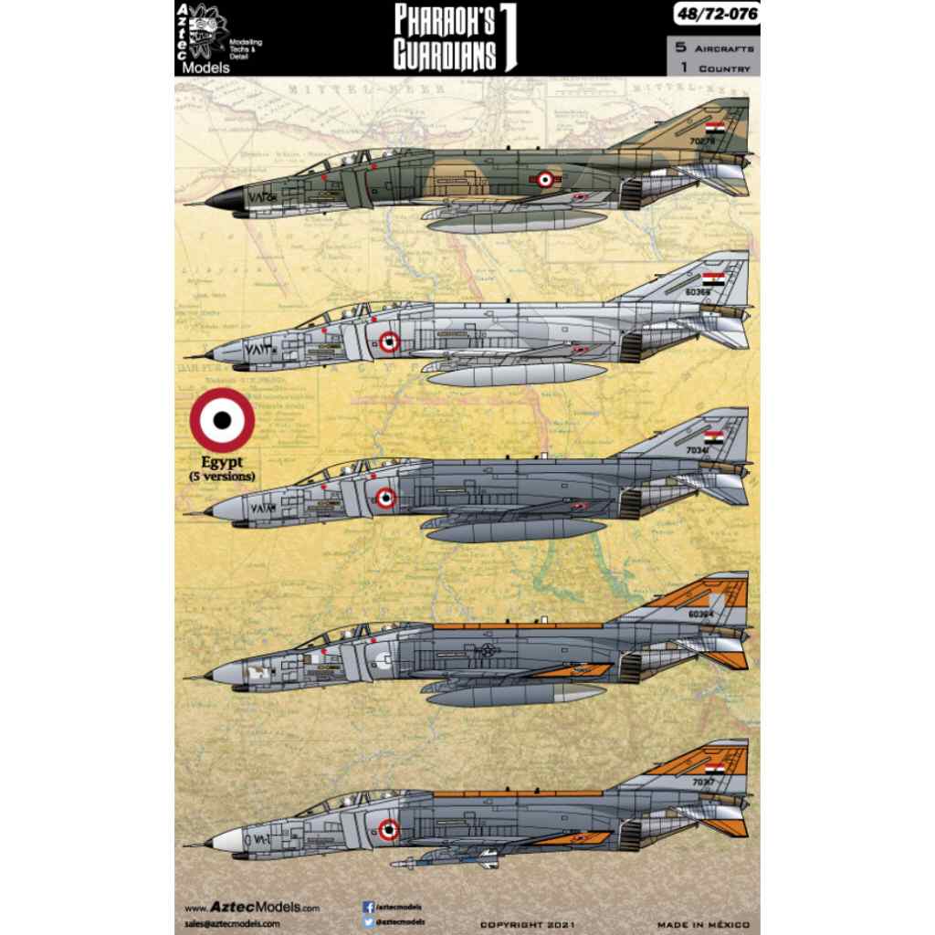 AZD32076 Pharaoh's Guardians 1 McDonnell F-4E Phantom II from Egypt
