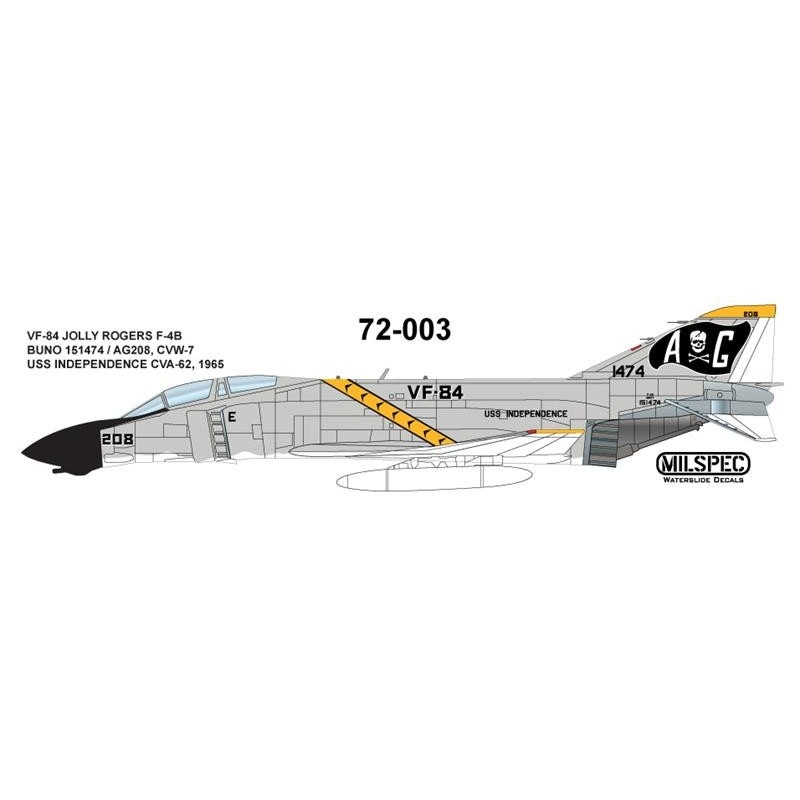 72-003 マクドネル・ダグラス F-4B ファントムII VF-84 ジョリー