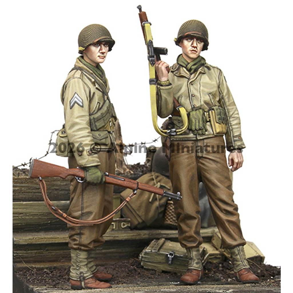 新製品】35335 1/35 WWII アメリカ陸軍 第29歩兵師団歩兵セット(2体入