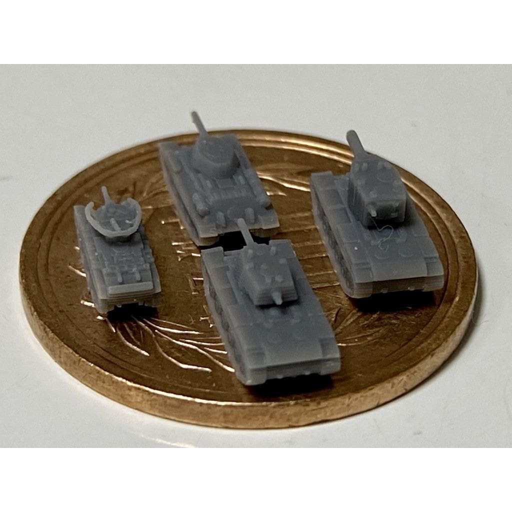 R2 ロシア軍 戦車セット EARLY1 T34/76 1941, BT-7 1935, KV-1, KV-2