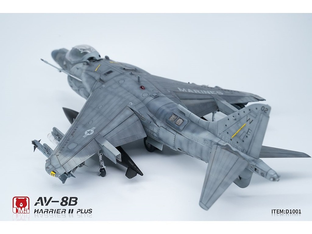 再入荷】D1001 1/48 AV-8B ハリアーII プラス | UMaモデル | 飛行機,大