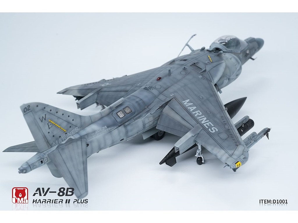 再入荷】D1001 1/48 AV-8B ハリアーII プラス | UMaモデル | 飛行機,大