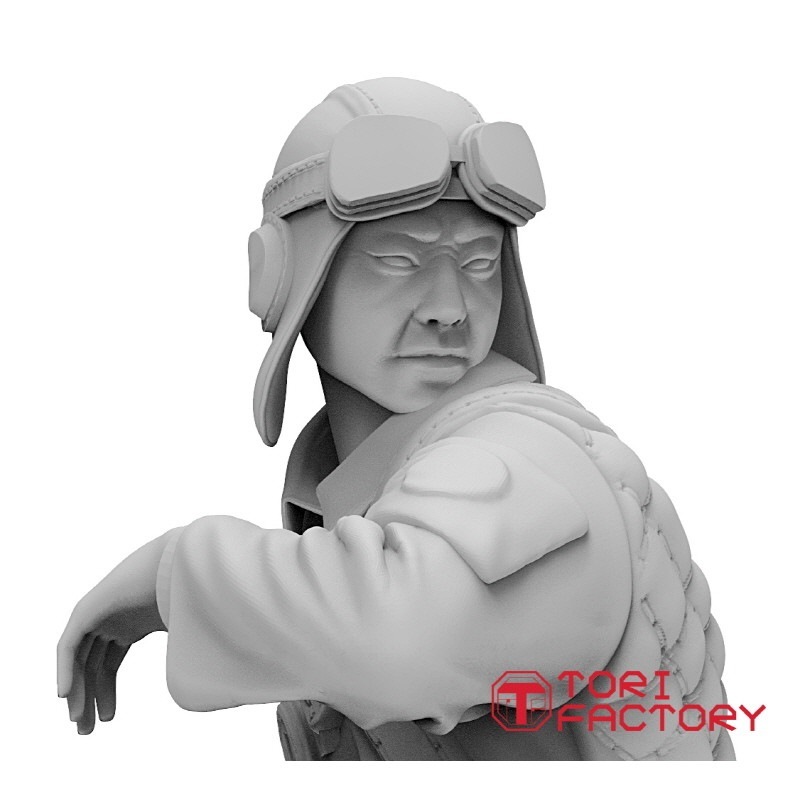 MF-36B 1/48 WWII 日本海軍パイロットと見送る女性 | トリファクトリー
