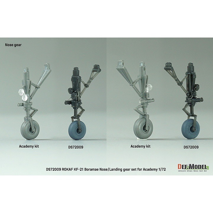 洋書 GERMAN AIRCRAFT LANDING GEAR DS72009 1/72 韓国空軍 KF-21 ポラメ ランディングギアセット