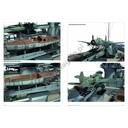 SUPER DRAWINGS IN 3D 16019 戦艦 アドミラル・グラーフ・シュペー