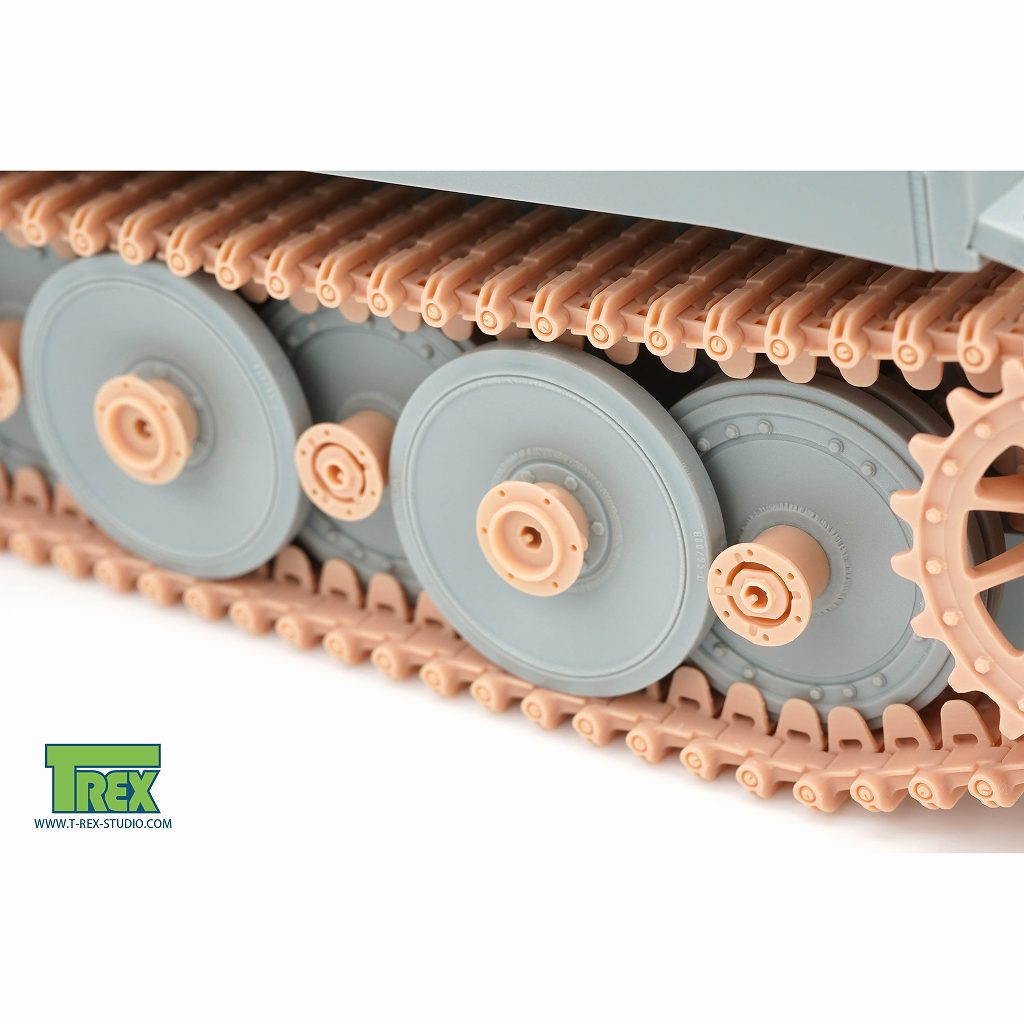 TR35163 1/35 WWII ドイツ タイガーI重戦車初期型用 鉄道輸送時転輪