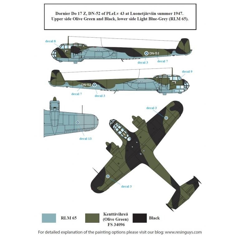 D48041 フィンランド空軍爆撃機 ｢大戦後｣ | SBSモデル SBS model