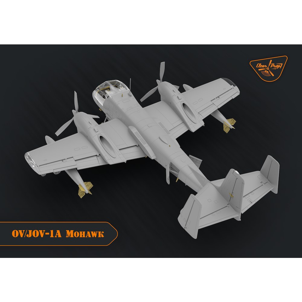 Amazon | クリアープロップ 1/72 アメリカ陸軍 OV-1A/JOV-1A